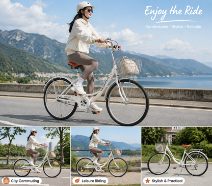 Urban Comfort City Bike – Stylish, Reliable & Built for Everyday Adventures
