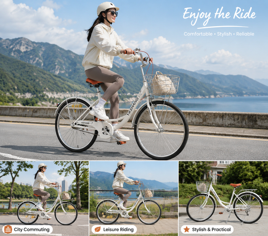 Urban Comfort City Bike – Stylish, Reliable & Built for Everyday Adventures