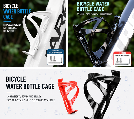 Mountain bike water bottle cage